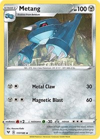 Metang [SWSH04: Vivid Voltage] Reverse Holofoil - Deck Out Gaming