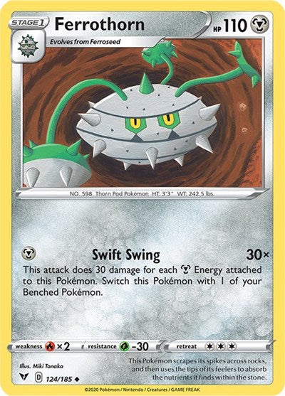 Ferrothorn [SWSH04: Vivid Voltage] - Deck Out Gaming
