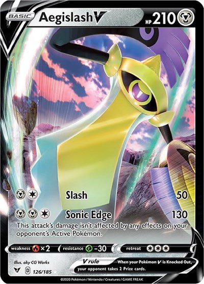 Aegislash V [SWSH04: Vivid Voltage] - Deck Out Gaming