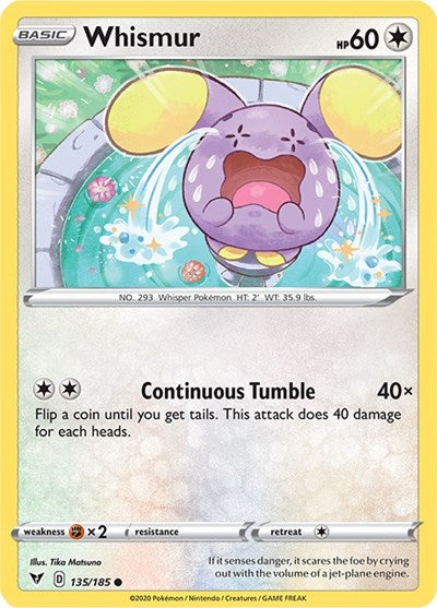 Whismur [SWSH04: Vivid Voltage] Reverse Holofoil - Deck Out Gaming