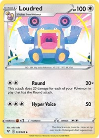 Loudred [SWSH04: Vivid Voltage] Reverse Holofoil - Deck Out Gaming