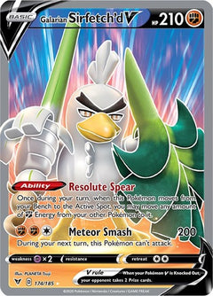 Galarian Sirfetch'd V (Full Art) [SWSH04: Vivid Voltage] - Deck Out Gaming