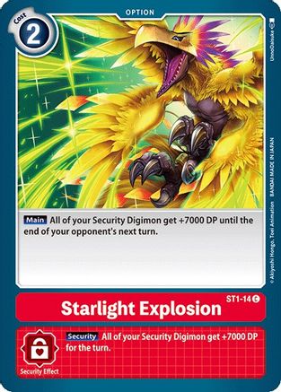 Starlight Explosion (ST1-14) [Starter Deck 01: Gaia Red]