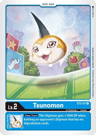 Tsunomon (ST2-01) [Starter Deck 02: Cocytus Blue]