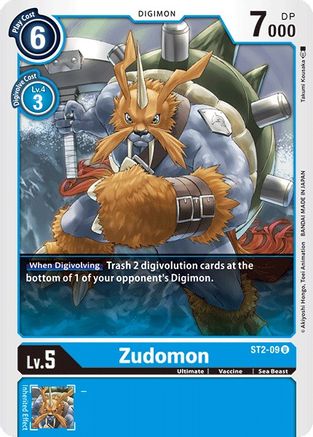 Zudomon (ST2-09) [Starter Deck 02: Cocytus Blue]