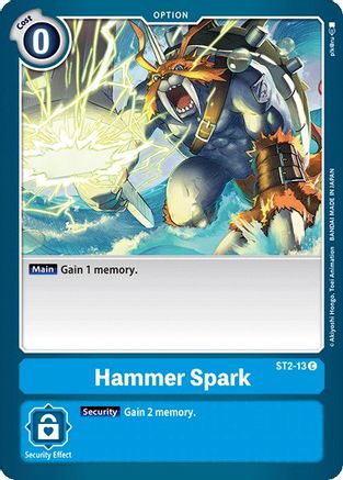 Hammer Spark (ST2-13) [Starter Deck 02: Cocytus Blue]