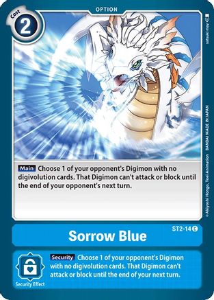 Sorrow Blue (ST2-14) [Starter Deck 02: Cocytus Blue]