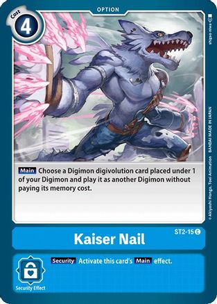 Kaiser Nail (ST2-15) [Starter Deck 02: Cocytus Blue]