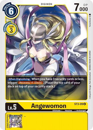 Angewomon (ST3-09) [Starter Deck 03: Heaven's Yellow]