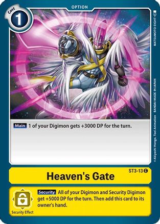 Heaven's Gate (ST3-13) [Starter Deck 03: Heaven's Yellow]