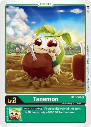 Tanemon (BT1-007) [Release Special Booster]
