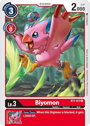 Biyomon - BT1-012 (BT1-012) [Release Special Booster]