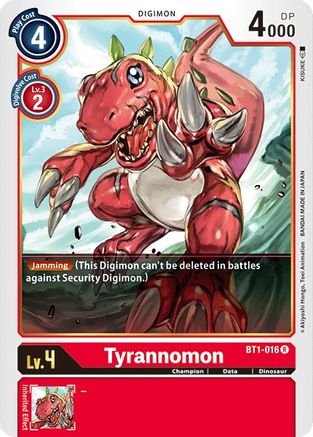 Tyrannomon (BT1-016) [Release Special Booster]