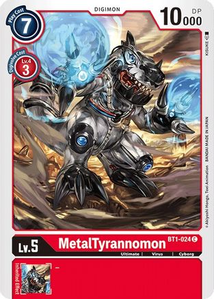MetalTyrannomon (BT1-024) [Release Special Booster]