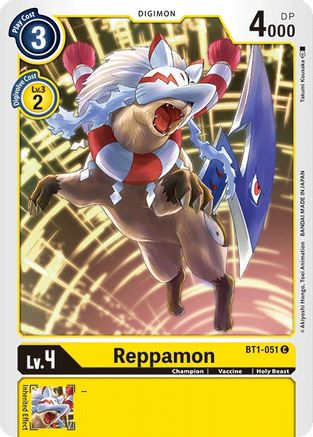 Reppamon (BT1-051) [Release Special Booster]