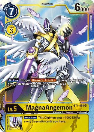 MagnaAngemon (Alternate Art) (BT1-060) [Release Special Booster] Foil