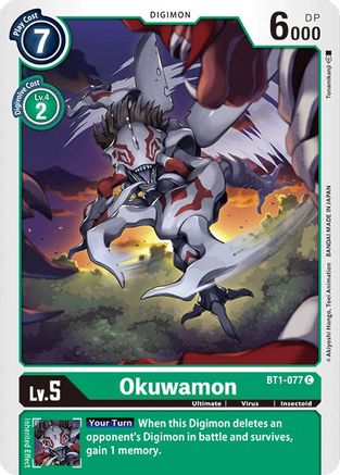 Okuwamon (BT1-077) [Release Special Booster]