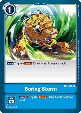 Boring Storm (BT1-097) [Release Special Booster]