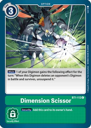 Dimension Scissor (BT1-112) [Release Special Booster]