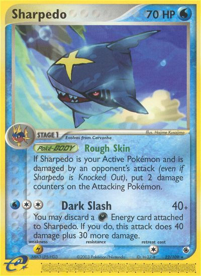 Sharpedo (22) [Ruby and Sapphire] Reverse Holofoil - Deck Out Gaming