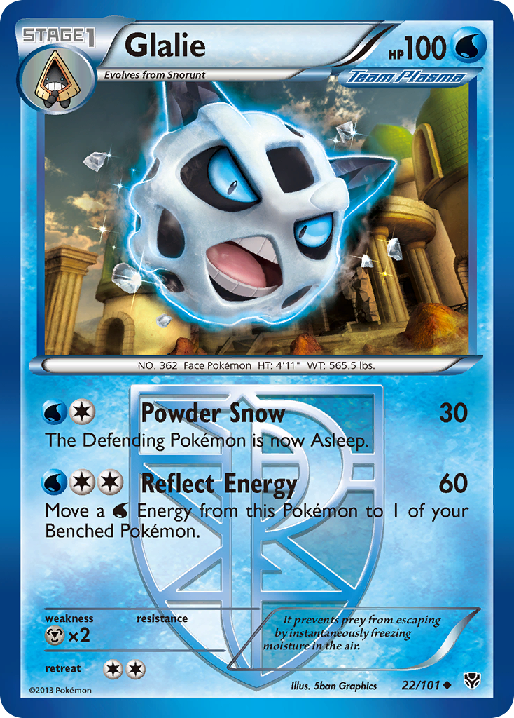 Glalie (Team Plasma) (22) [Plasma Blast] - Deck Out Gaming