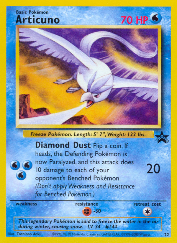 Articuno (22) (22) [WoTC Promo] - Deck Out Gaming