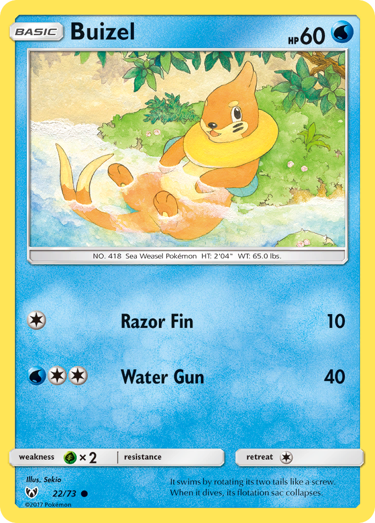 Buizel (22/73) [Sun & Moon: Shining Legends] - Deck Out Gaming