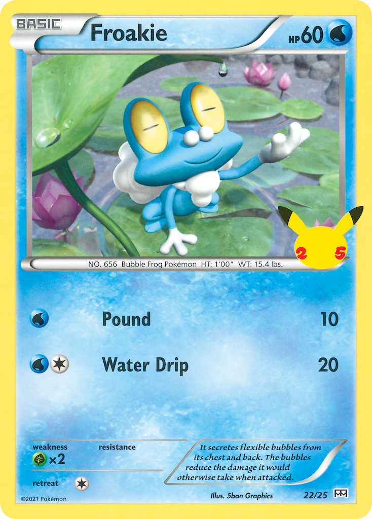 Froakie [McDonald's 25th Anniversary Promos] Holofoil - Deck Out Gaming