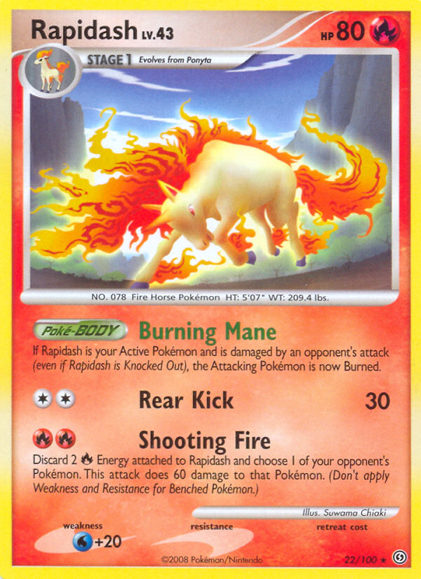 Rapidash (22) [Stormfront] Reverse Holofoil - Deck Out Gaming