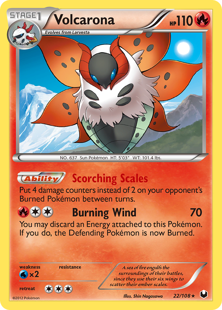 Volcarona (22) [Dark Explorers] - Deck Out Gaming