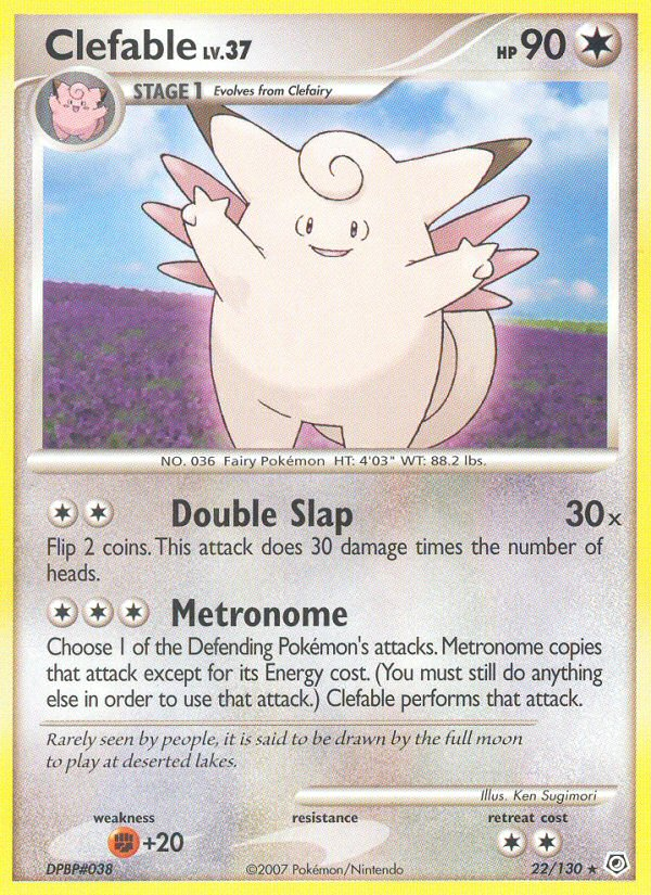 Clefable (22) [Diamond and Pearl] - Deck Out Gaming