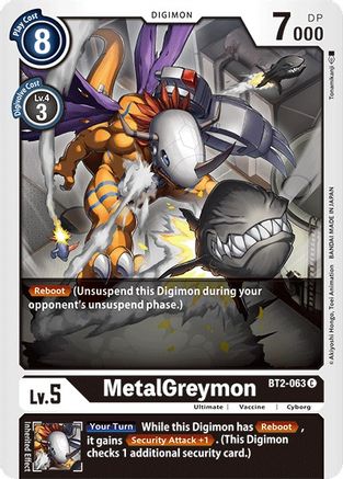 MetalGreymon - BT2-063 (BT2-063) [Release Special Booster]