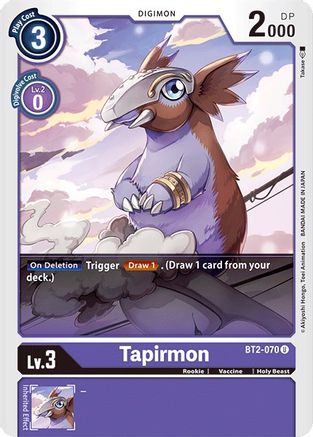 Tapirmon (BT2-070) [Release Special Booster]