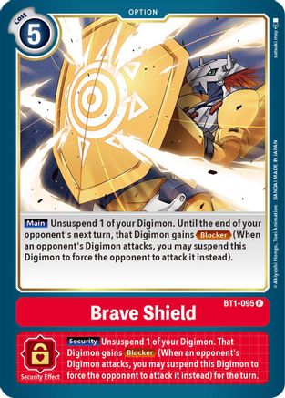 Brave Shield (BT1-095) [Release Special Booster]