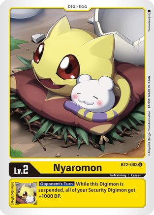 Nyaromon (BT2-003) [Release Special Booster]