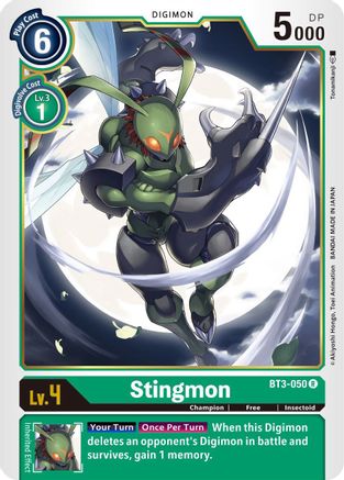 Stingmon (BT3-050) [Release Special Booster]
