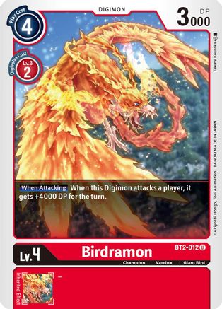 Birdramon - BT2-012 (BT2-012) [Release Special Booster]