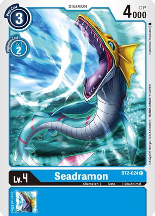 Seadramon (BT2-024) [Release Special Booster]