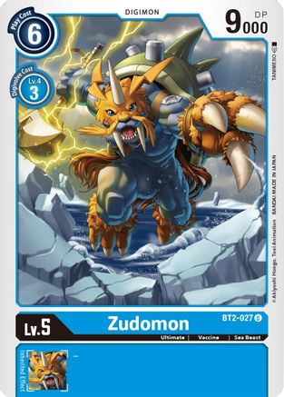 Zudomon - BT2-027 (BT2-027) [Release Special Booster]