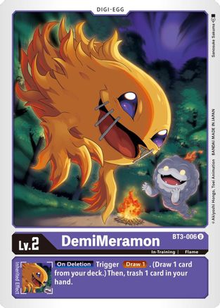 DemiMeramon (BT3-006) [Release Special Booster]
