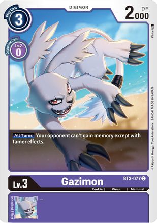 Gazimon (BT3-077) [Release Special Booster]