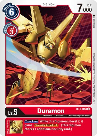 Duramon (BT3-013) [Release Special Booster]