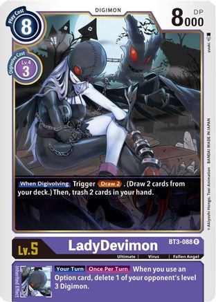 LadyDevimon (BT3-088) [Release Special Booster]