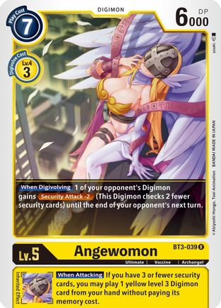 Angewomon - BT3-039 (BT3-039) [Release Special Booster]