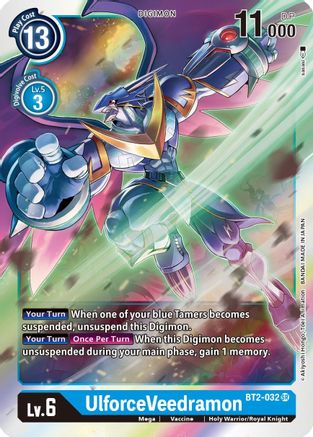 UlforceVeedramon (BT2-032) [Release Special Booster] Foil