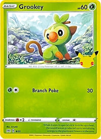 Grookey [McDonald's 25th Anniversary Promos] Holofoil - Deck Out Gaming