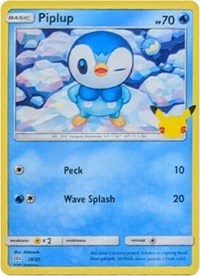 Piplup [McDonald's 25th Anniversary Promos] Holofoil - Deck Out Gaming