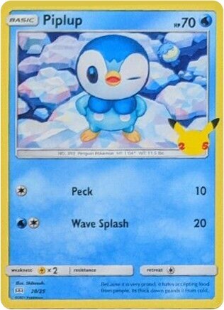 Piplup [McDonald's 25th Anniversary Promos] Holofoil - Deck Out Gaming