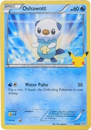 Oshawott [McDonald's 25th Anniversary Promos] Holofoil - Deck Out Gaming