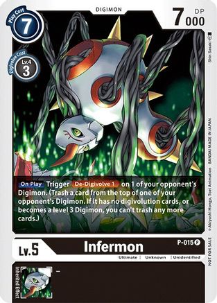 Infermon - P-015 (P-015) [Digimon Promotion Cards]